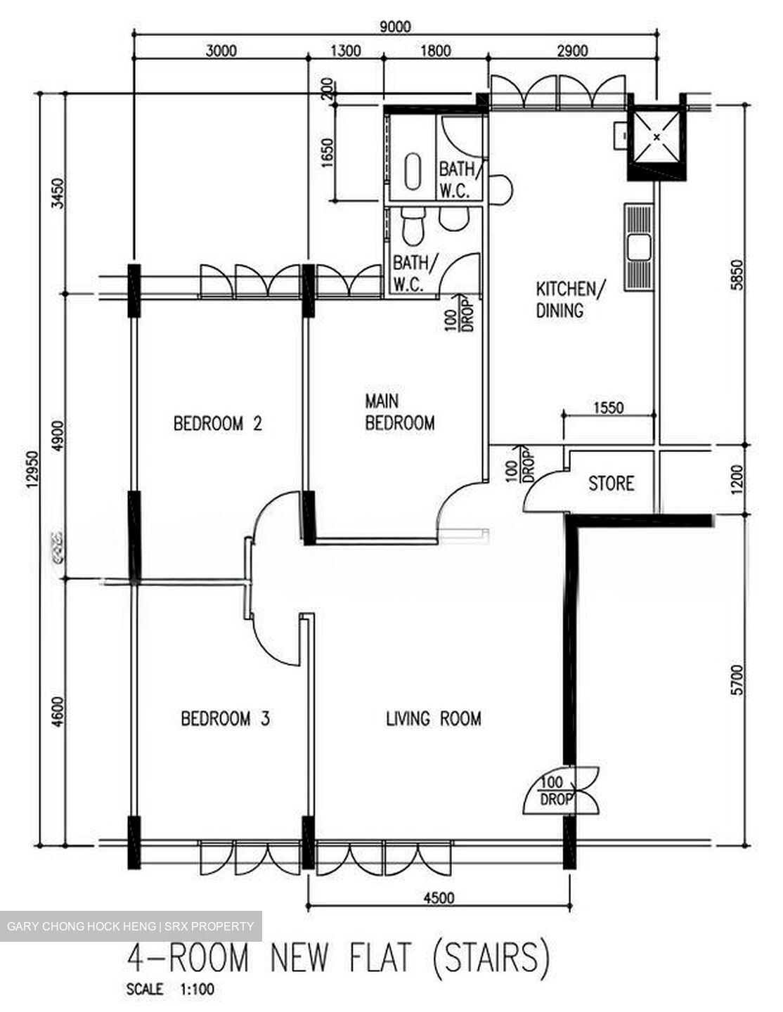 Blk 111 Hwi Yoh Ville (Serangoon), HDB 4 Rooms #519193241